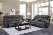 Home Elegance Madrona Hill Brown 2pc Living Room Set