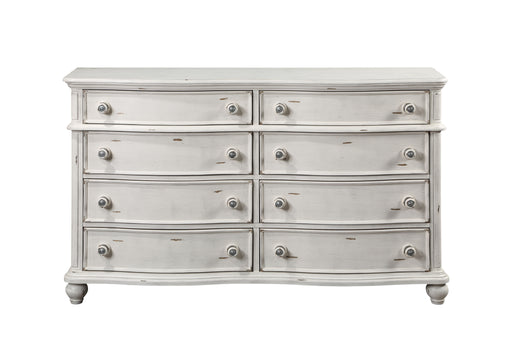 Acme Furniture Jaqueline Antique White Dresser And Mirror
