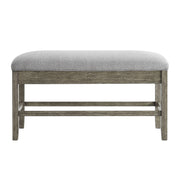 Steve Silver Grayson Ash Gray Storage Counter Bench