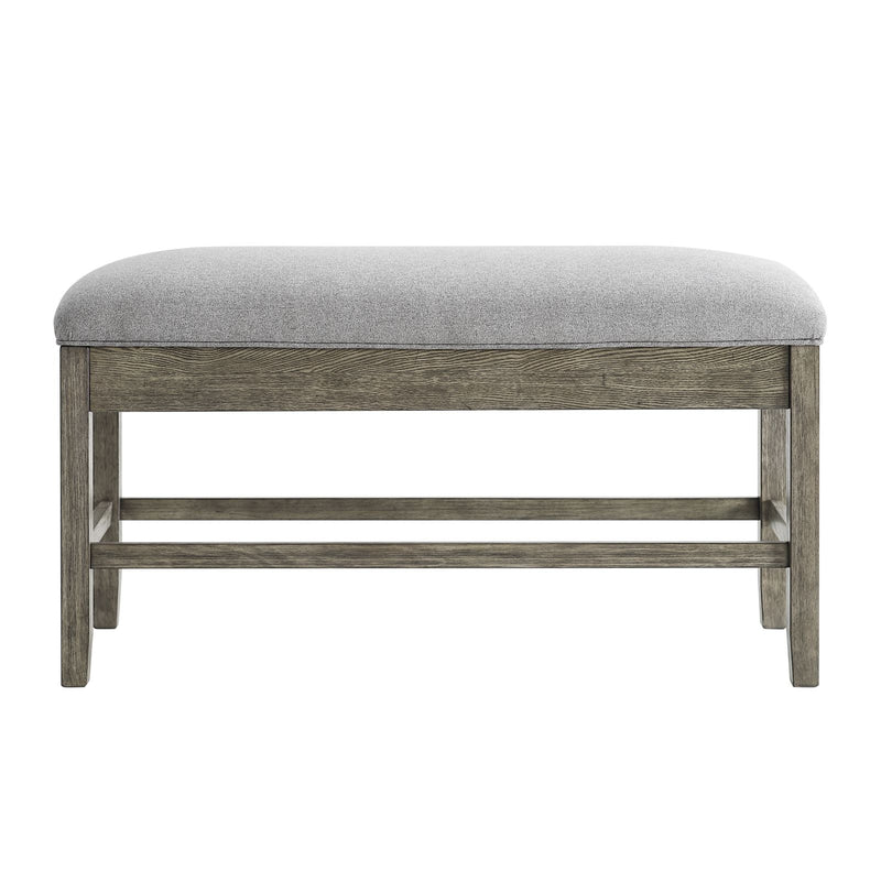 Steve Silver Grayson Ash Gray Storage Counter Bench