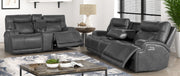 New Classic Furniture Titan Gray 2pc Power Living Room Set