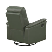 Home Elegance Bristow Green Swivel Glider Reclining Chair