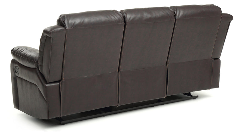 Glory Furniture Daria Dark Brown Reclining Sofa