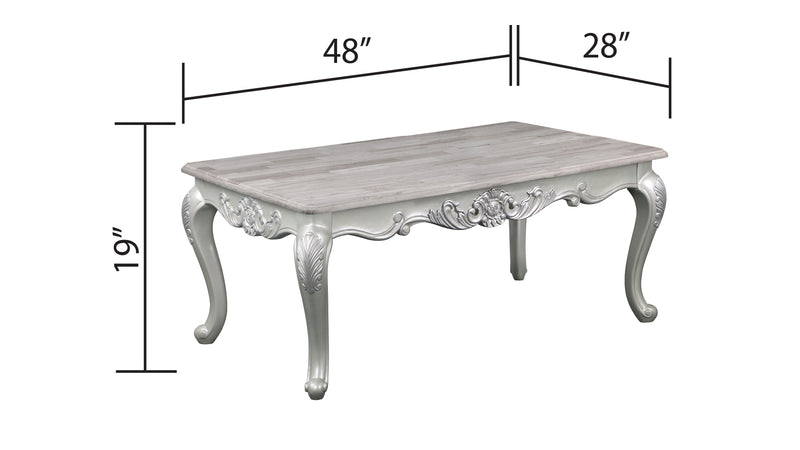 Galaxy Home Melrose Champagne Coffee Table