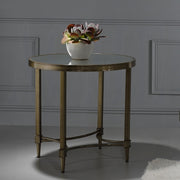 Acme Furniture Aditya Antique Brass End Table