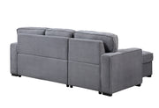 Global Furniture U0203 Light Grey Reversible Sofa Bed