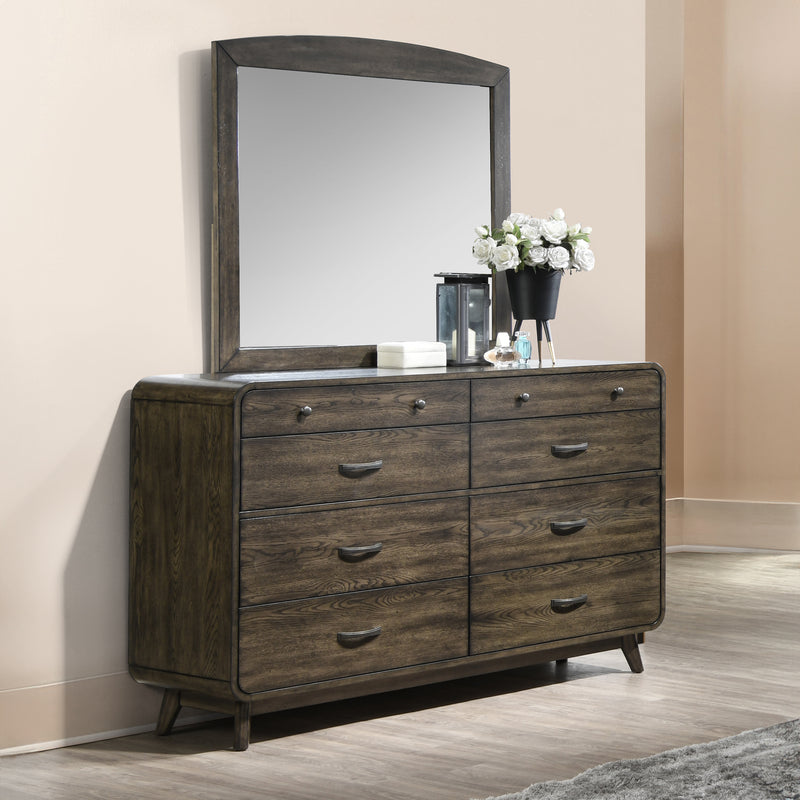 New Classic Furniture Rex Walnut Mirror