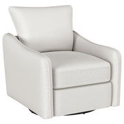 Coaster Furniture Madia Vanilla Ivory Swivel Glider Chair