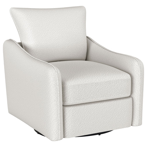 Coaster Furniture Madia Vanilla Ivory Swivel Glider Chair