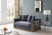 Glory Furniture Talia Black Loveseat