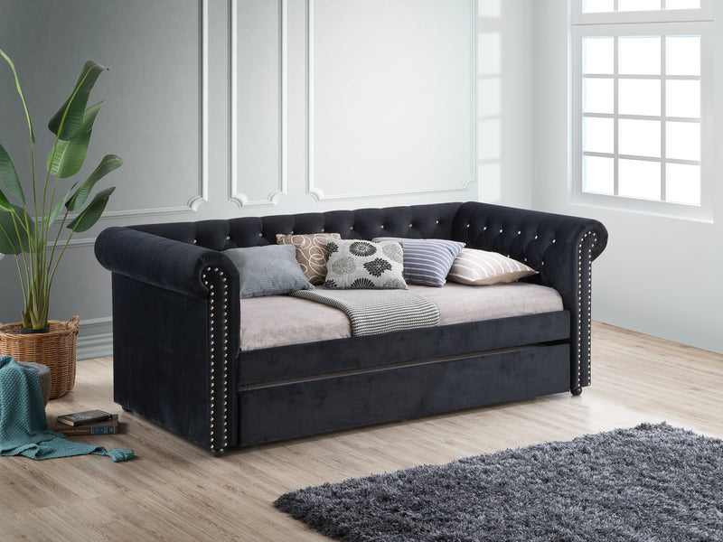 Crown Mark Ellie Black Daybed