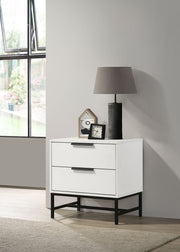 Coaster Furniture Sonora White Nightstand