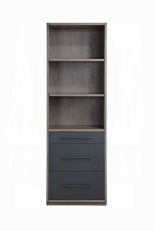 Acme Furniture Estevon Gray Oak Bookcase