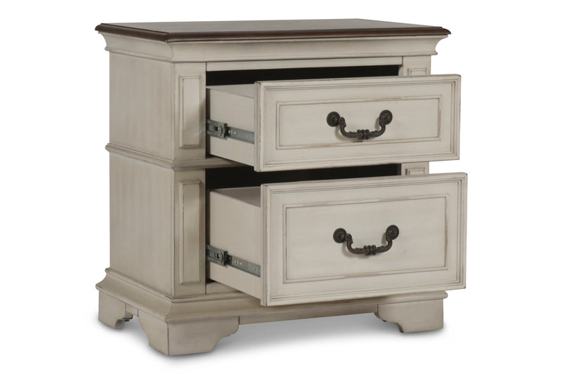 New Classic Furniture Anastasia Antique White Nightstand