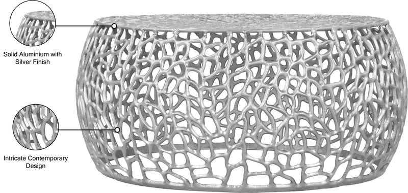 Meridian Furniture Priya Gold Coffee Table