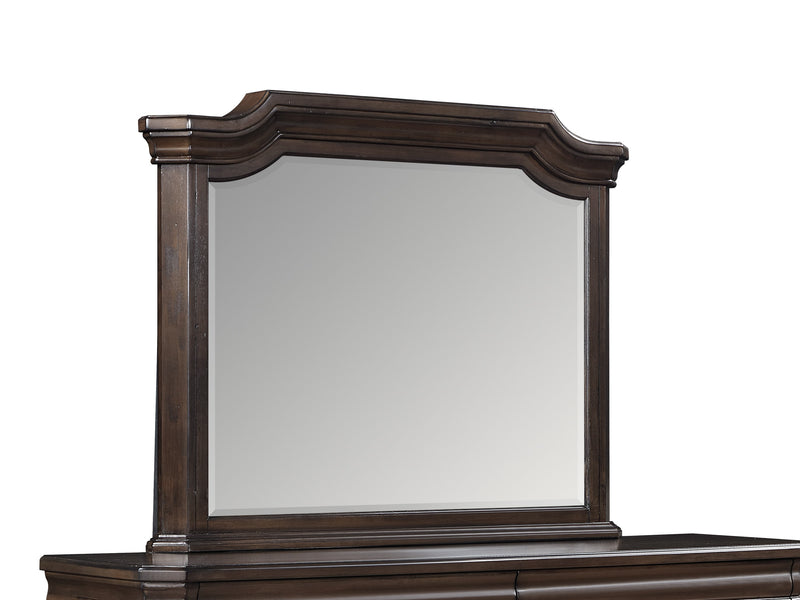 New Classic Furniture Lyndhurst Walnut Brown Landscape Mirror