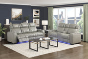 Home Elegance Apex Blue 2pc Living Room Set