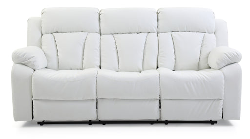 Glory Furniture Daria White Reclining Sofa
