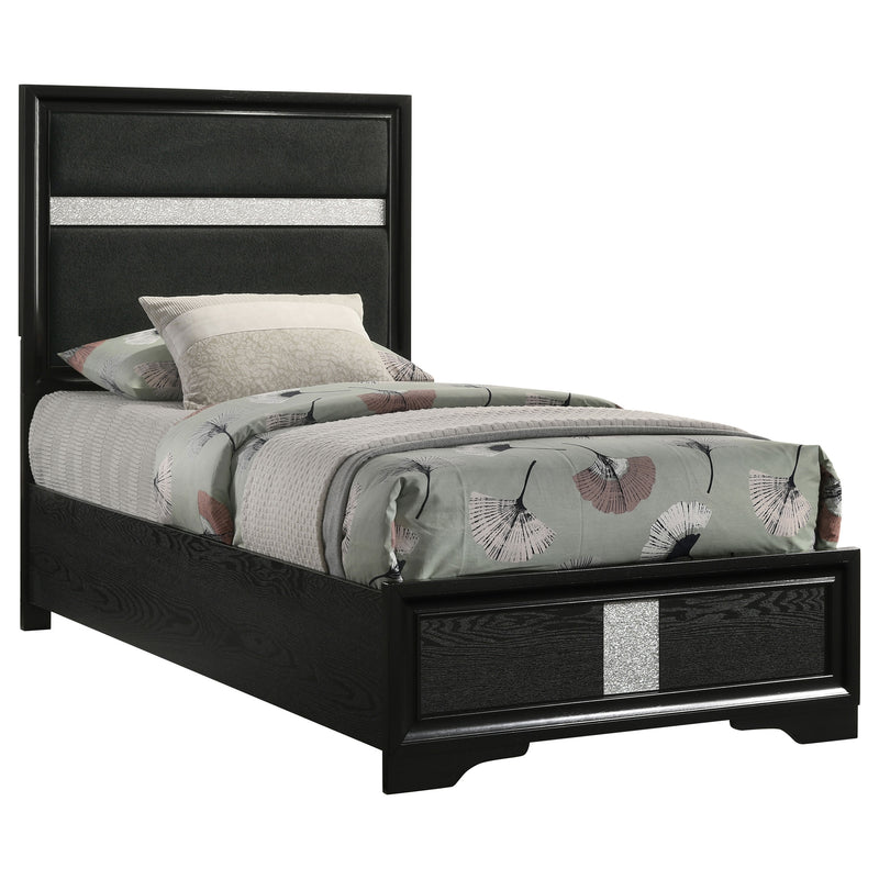 Coaster Furniture Miranda Black Twin Panel Bed