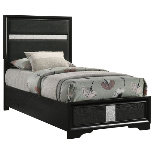 Coaster Furniture Miranda Black Twin Panel Bed