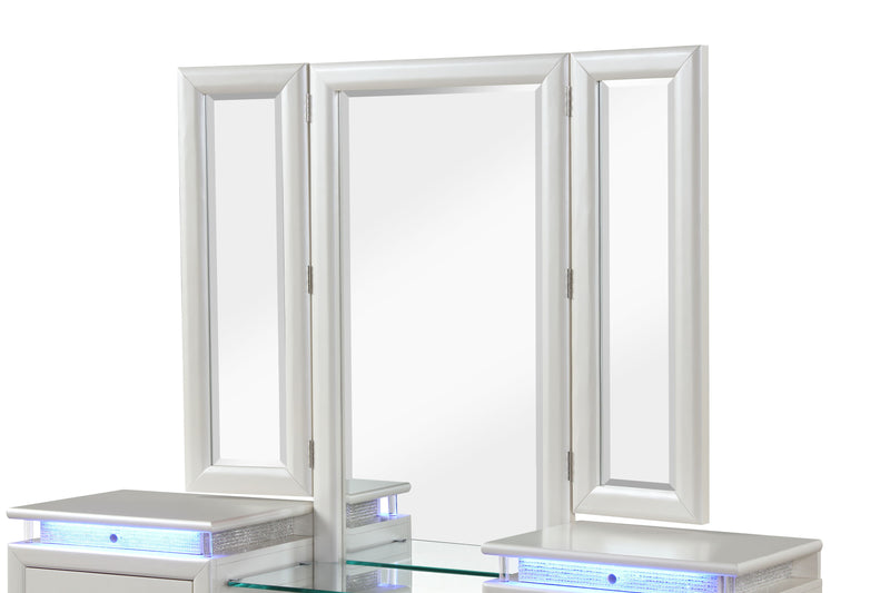 Galaxy Home Passion Milky White Vanity Set