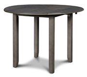 New Classic Furniture Gia Gray 42 Inch Drop Leaf 3pc Dining Set