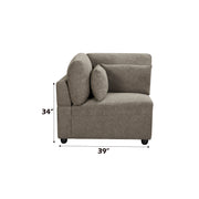 Acme Furniture Rylie Brown Modular LAF Armrest Chair