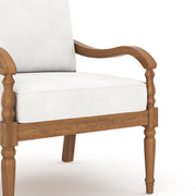 2 New Classic Furniture Savannah White Outdoor Club Chairs