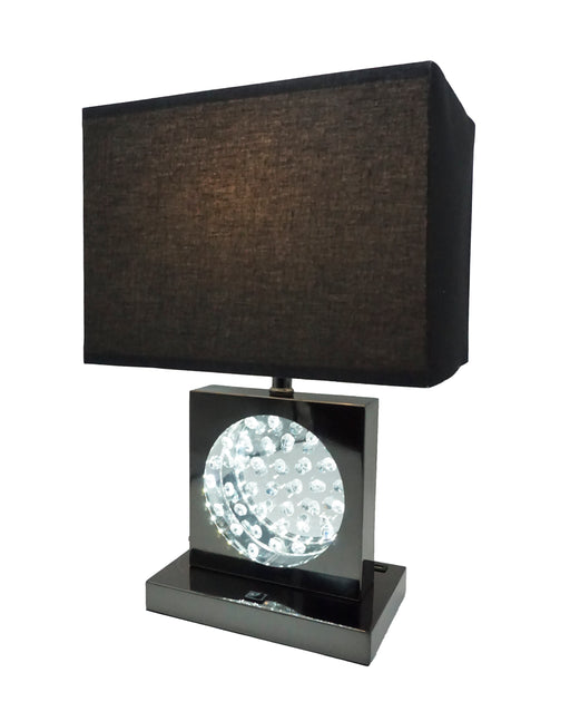 Crown Mark Black Nickel Table Lamp