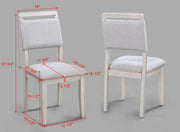 2 Crown Mark Blanche Side Chairs