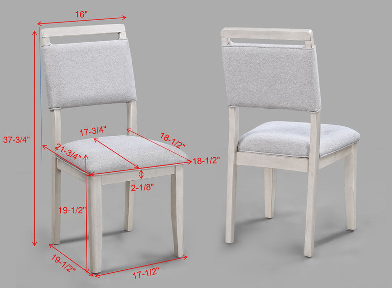 2 Crown Mark Blanche Side Chairs