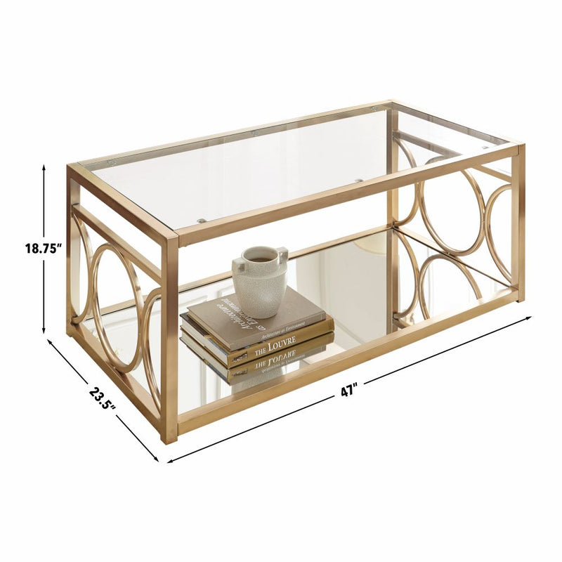 Steve Silver Olympia Gold 3pc Coffee Table Set