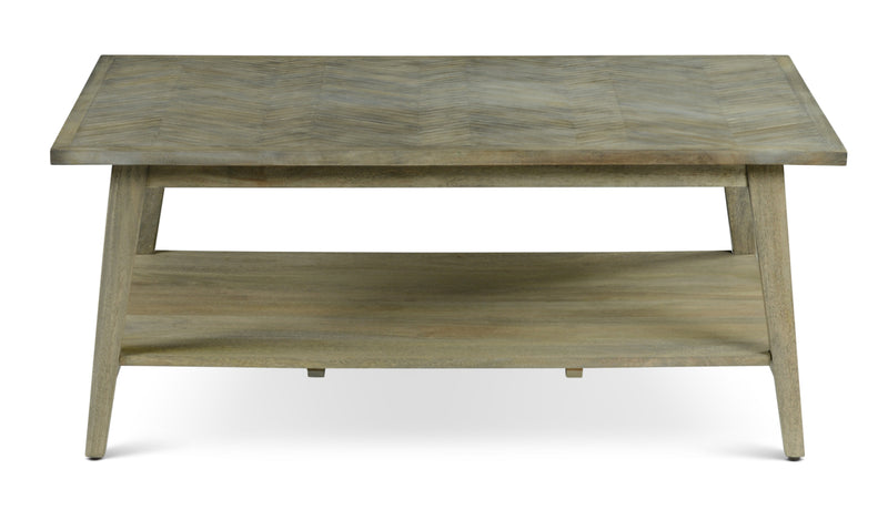 Steve Silver Milani Natural Rectangle Cocktail Table