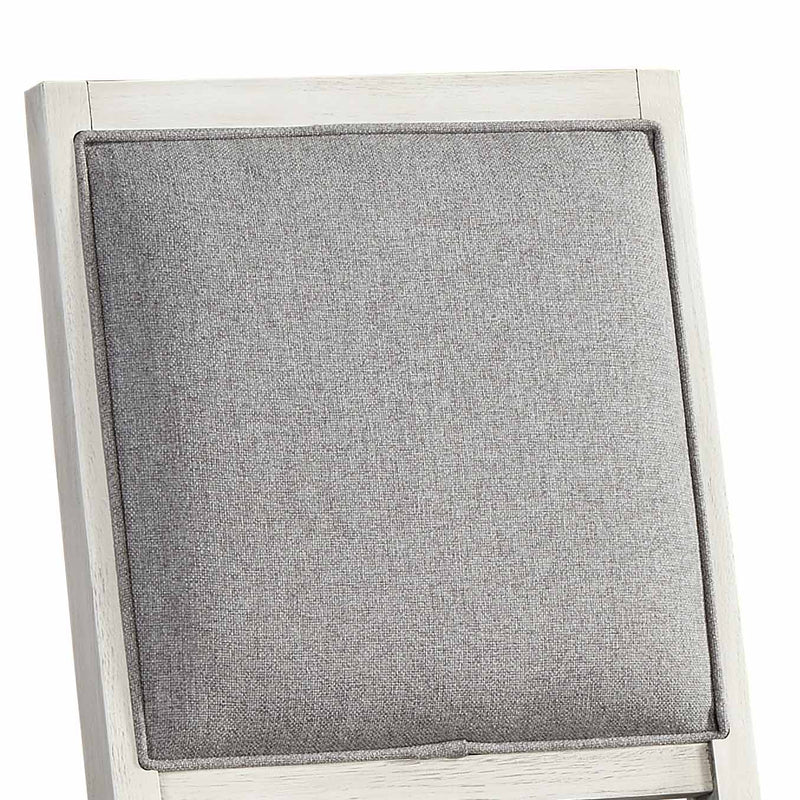 Steve Silver Canova Antique White Gray 7pc Dining Room Set