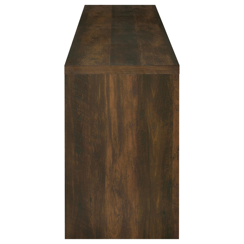 Coaster Furniture Laughlin Dark Pine Brown 78 Inch TV Stand