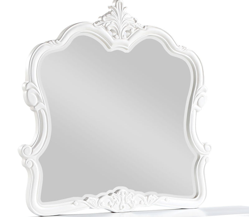 Galaxy Home Opulence White Mirror