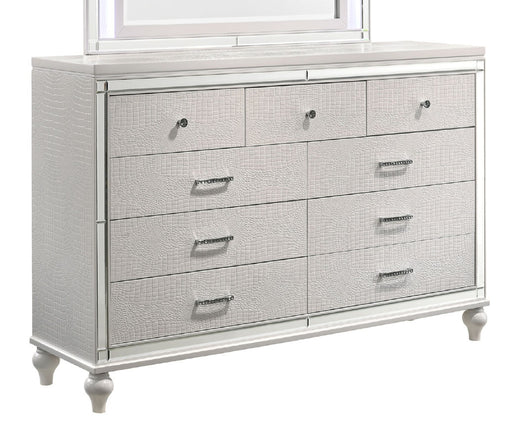 New Classic Furniture Valentino White Dresser