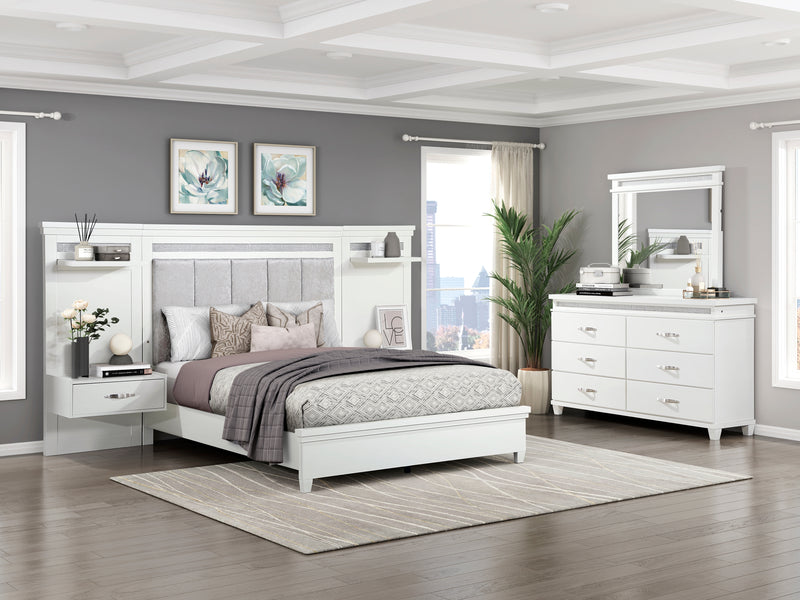 Home Elegance Kidman White Dresser