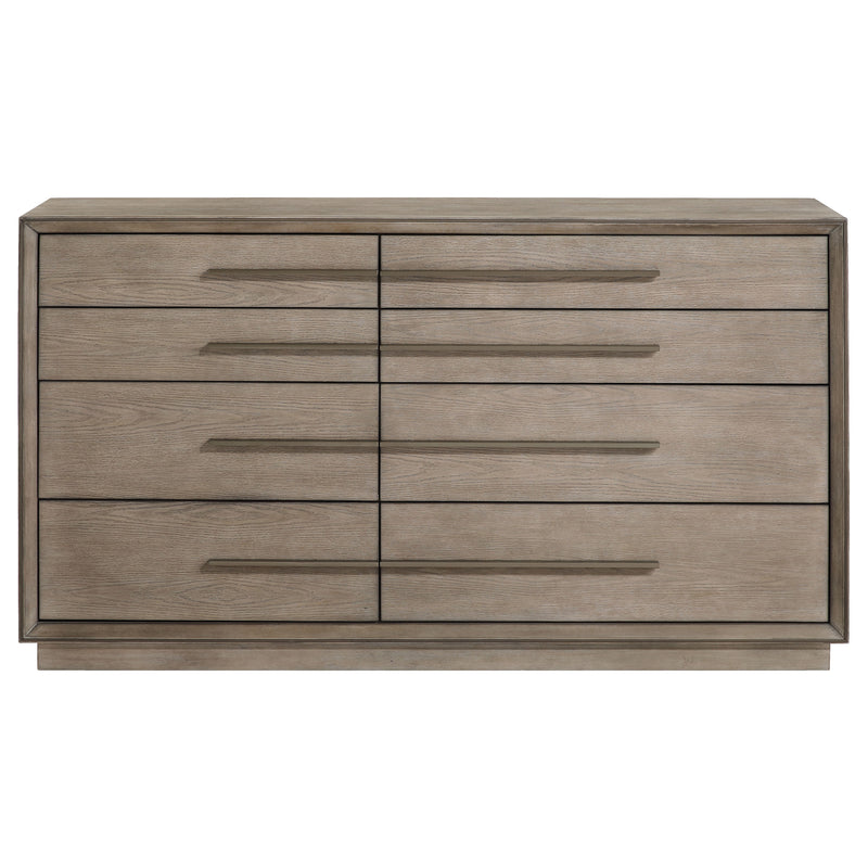 Coaster Furniture Durango Washed Oak Brown 8 Drawer Dresser