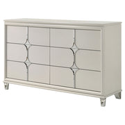 Coaster Furniture Olivia White 6 Drawer Dresser