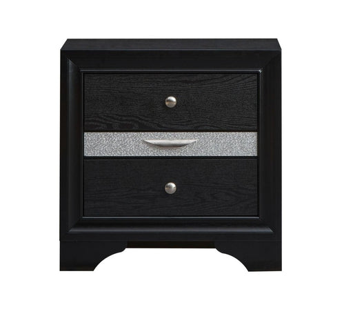 Glory Furniture Madrid Black Nightstand