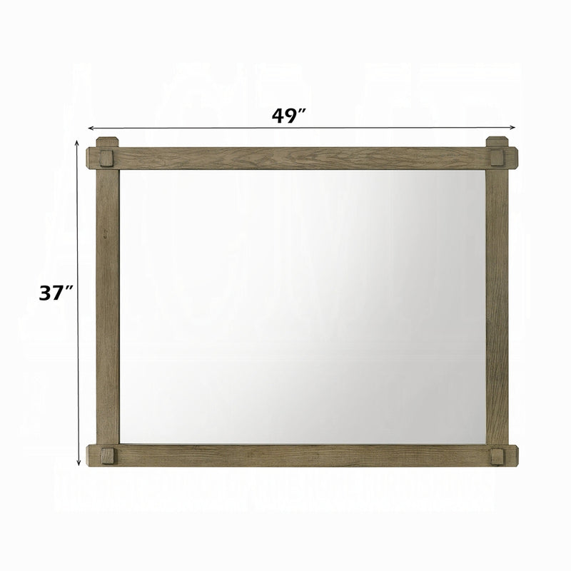 Acme Furniture Colton Antique White Oak Mirror