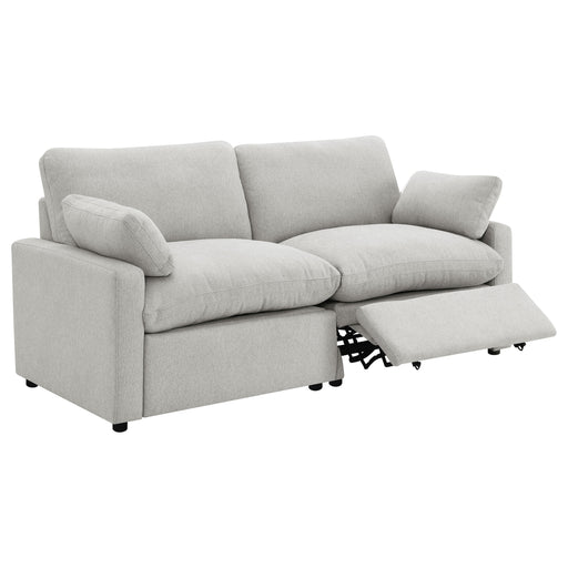 Coaster Furniture Collins Grey Modular Power Loveseat