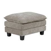 Home Elegance Dublin Pewter Ottoman
