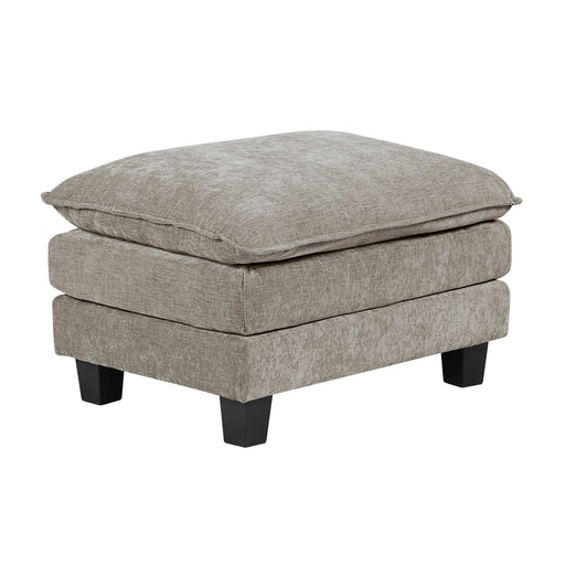 Home Elegance Dublin Pewter Ottoman