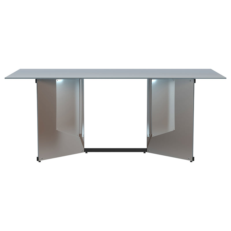 Coaster Furniture Emery Silver Dining Table