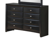 Global Furniture Linda Black Drawer Dresser