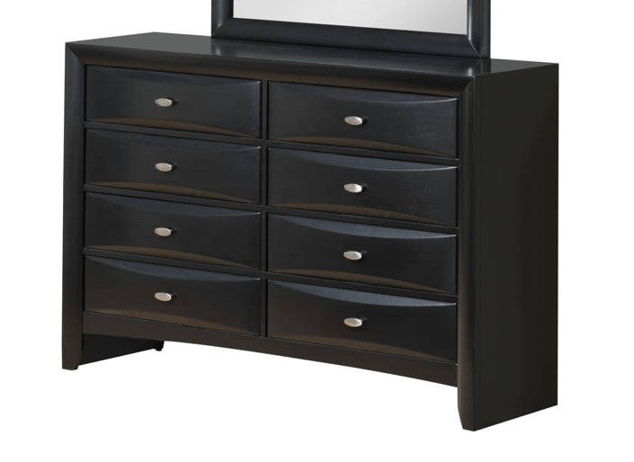 Global Furniture Linda Black Drawer Dresser