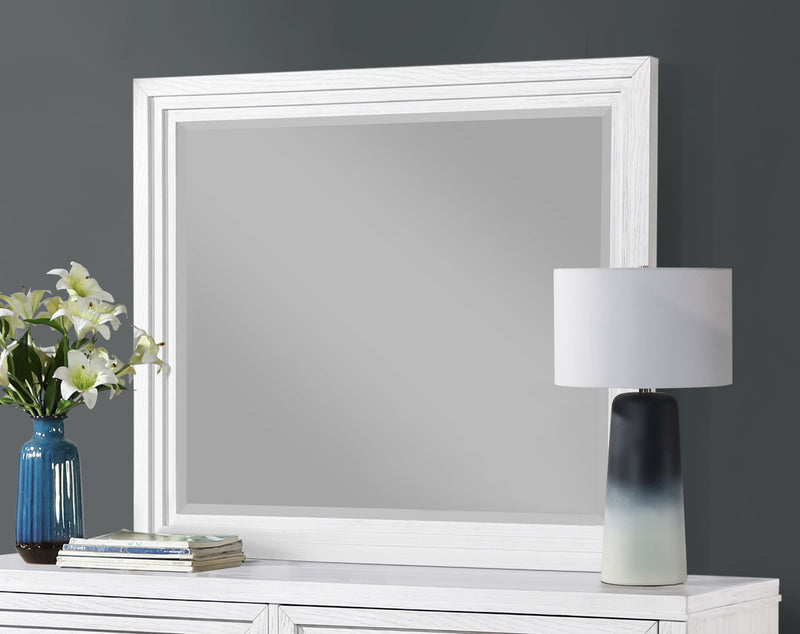 Coaster Furniture Marielle Distressed White Mirror