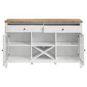 Coaster Furniture Hollis Brown White 2 Door Dining Sideboard